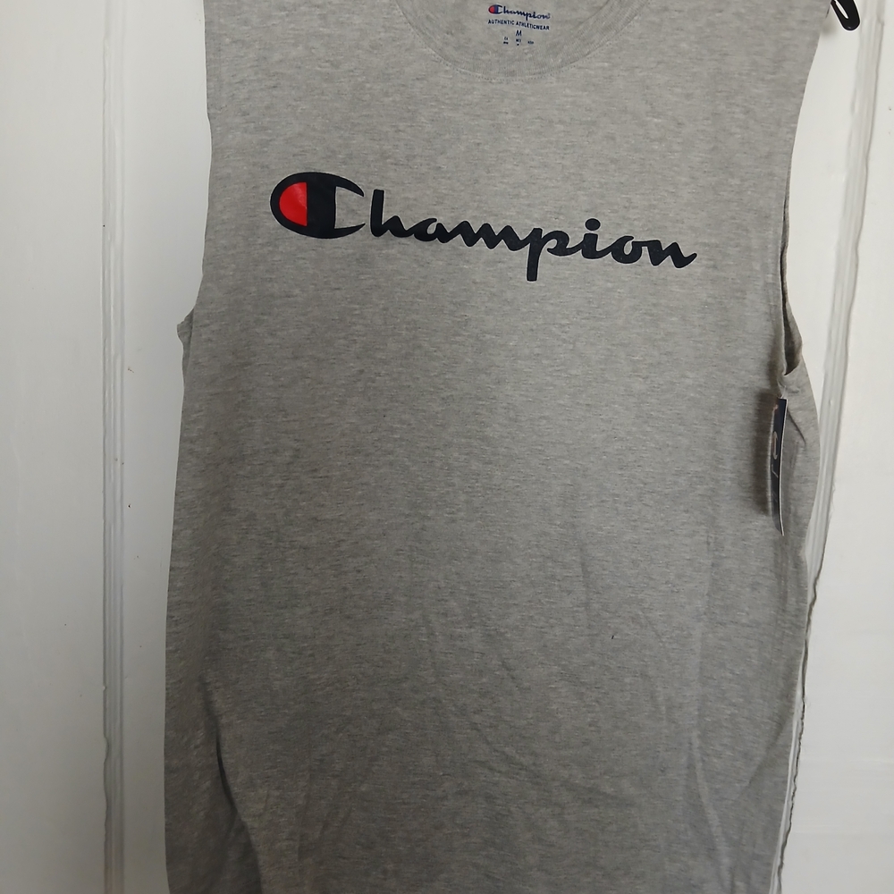 Champion Men’s Gray Logo Tank Top